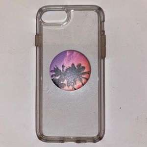 iPhone 6/7/8 Speck Case with PopSocket Attached